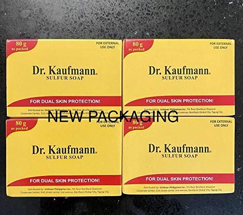 Dr. Kauffman Soap sulfur-zinc oxide detail suggests gentle care.