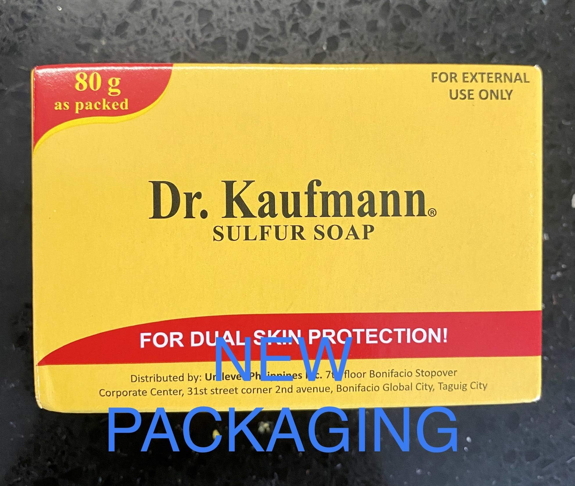 Dr. Kauffmann Soap product image shows safe use for adults and children 3+.