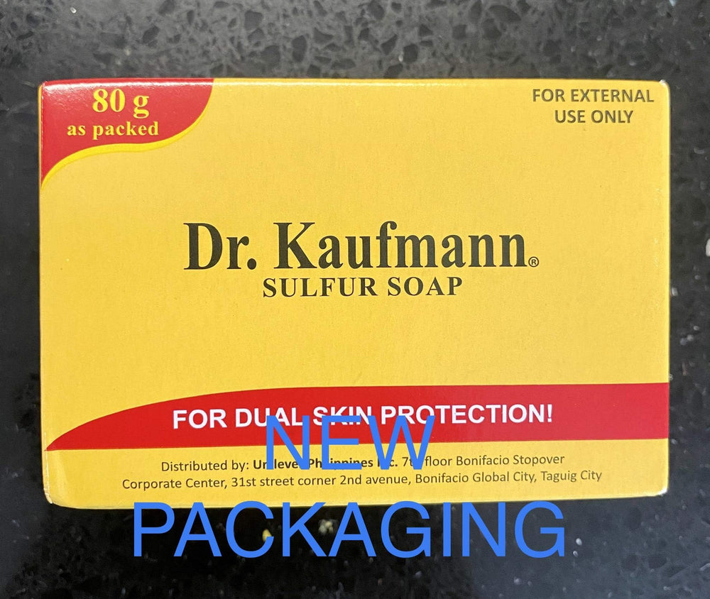 Dr. Kauffmann Soap product image shows safe use for adults and children 3+.