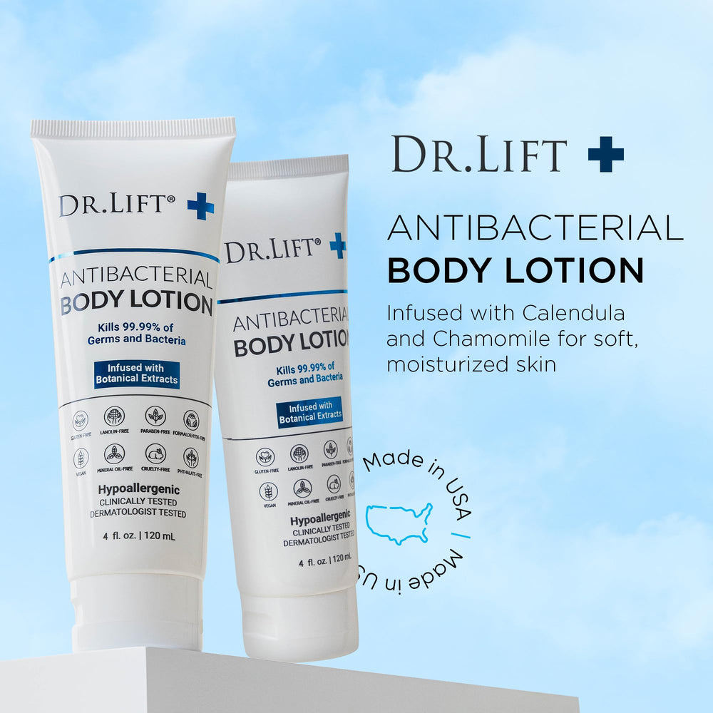 Dr. Lift Antibacterial Body Lotion texture and finish for comfortable daily moisture.