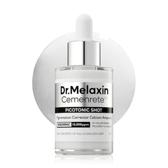 Dr.Melaxin Cemenrete Shot bottle closeup hinting at firmer, clearer skin