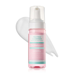 Dr.Melaxin Melting Cleanser bottle shows gentle, oil-free makeup melt for refreshed pores.