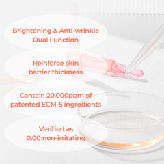 Dr.Melaxin Necksphalt ampoule texture shot highlighting lightweight absorption
