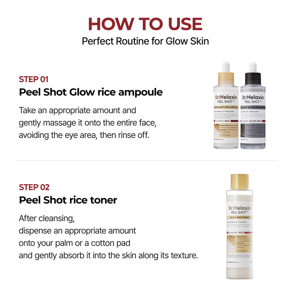 Dr.Melaxin rice-water tradition image shows heritage in cleansing routines.