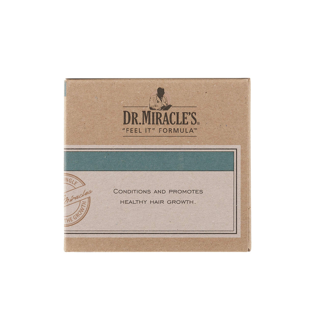 Dr. Miracle's Strengthen Hot Gro scalp tingling close-up on skin.