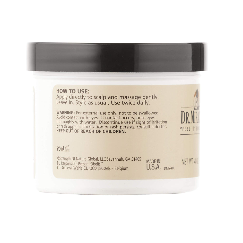 Dr. Miracle's Strengthen Hot Gro tube dispense demonstrates flexible application.