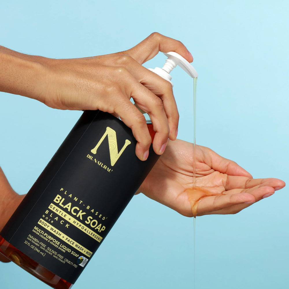 Dr. Natural scented wash evokes a subtle, refreshing bath-time ritual
