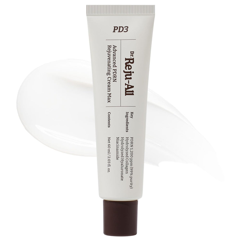 Dr Reju-All Advanced PDRN Cream bottle closeup for premium skincare