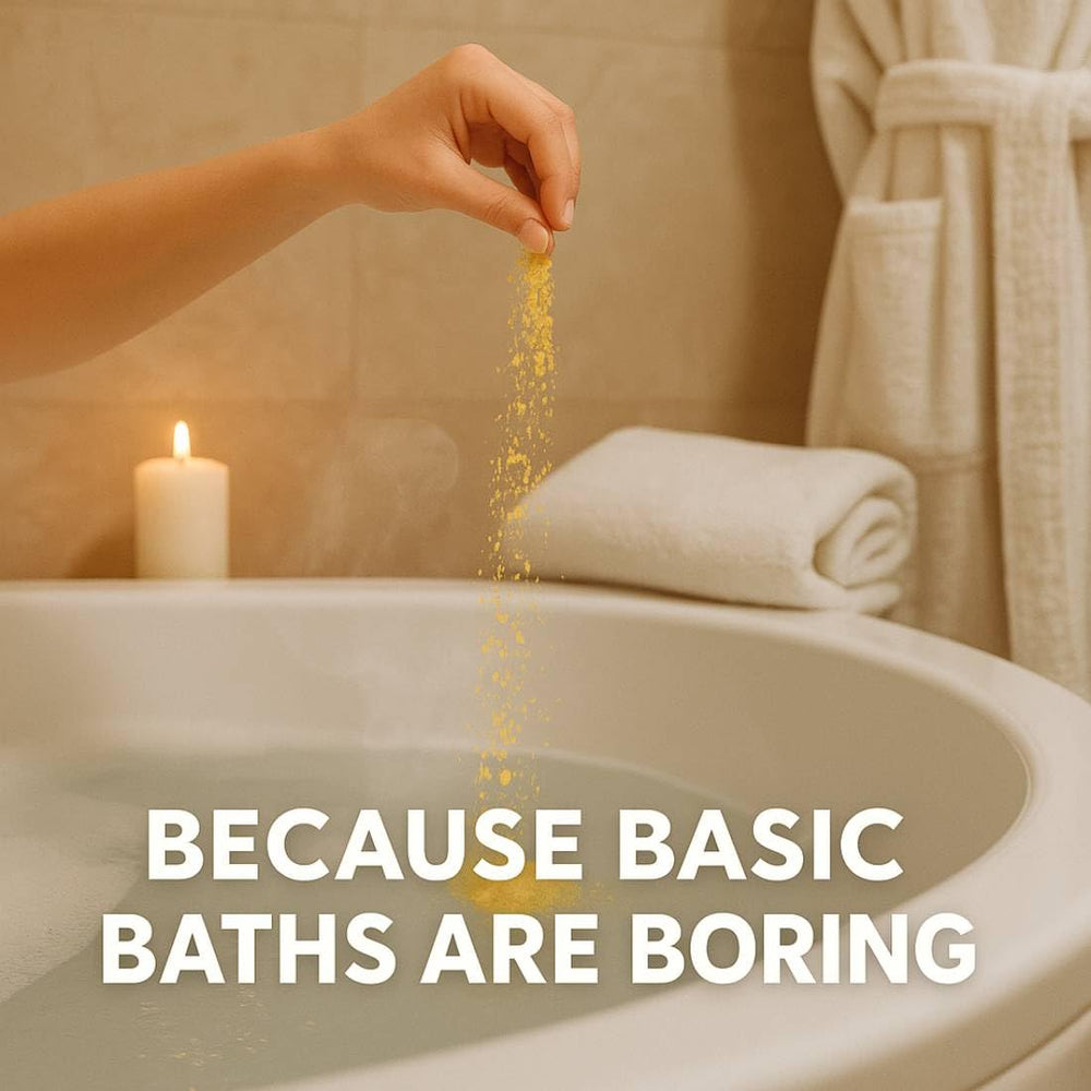 Dr. Singha's Mustard Bath essential oils for fragrance and skin feel.