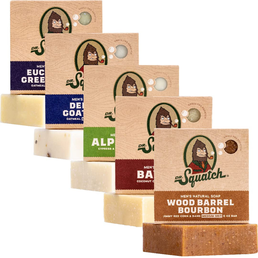 Dr. Squatch Alpine Sage bar soap with nourishing oils for daily cleanse