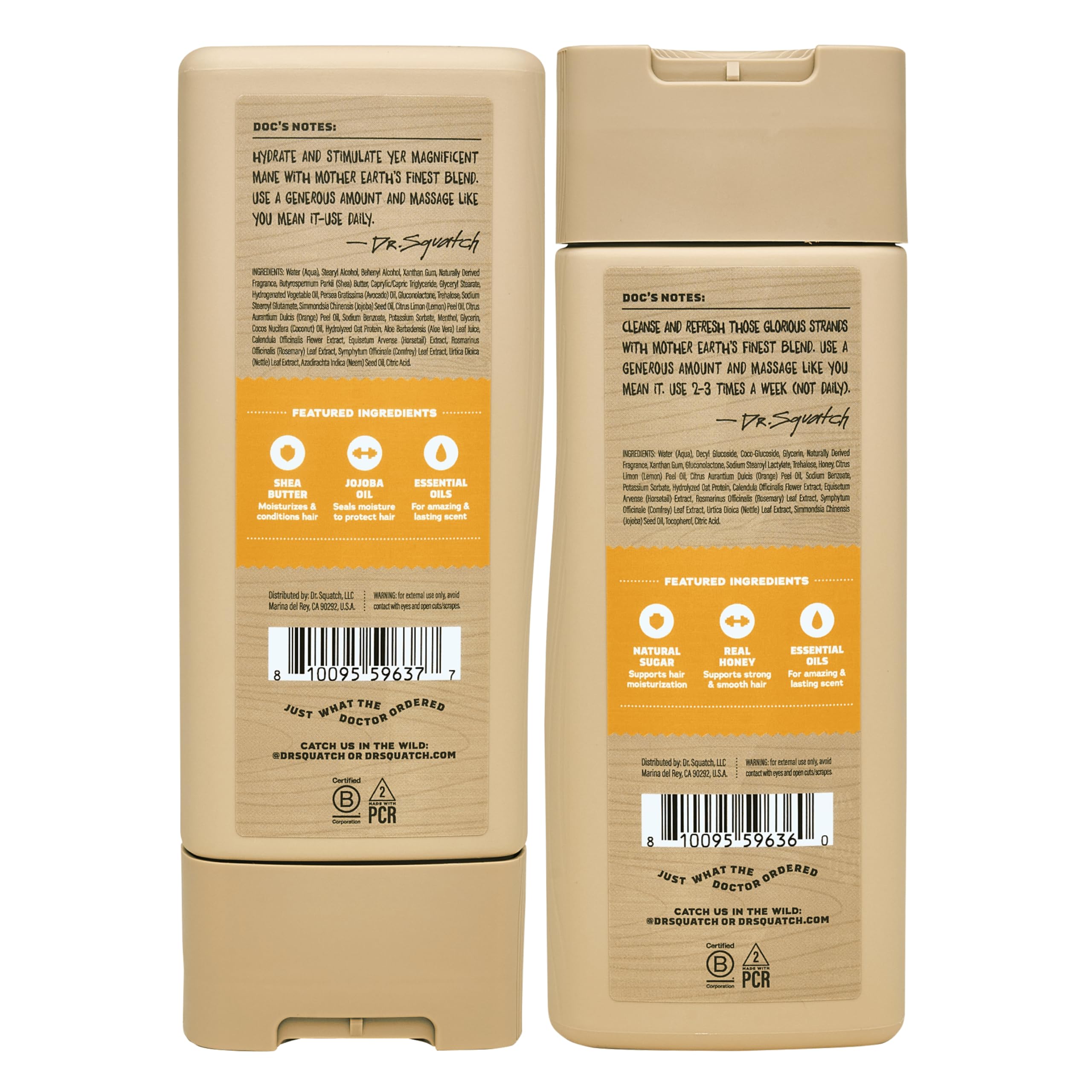 Dr. Squatch avocado oil ingredient close-up supports nourishment and shine.