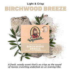 Dr. Squatch Cedar Citrus bar soap—woodsy citrus scent for daily cleansing.