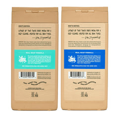 Dr. Squatch Coconut Castaway bottle showcases tropical scent and skin-hydrating formula.