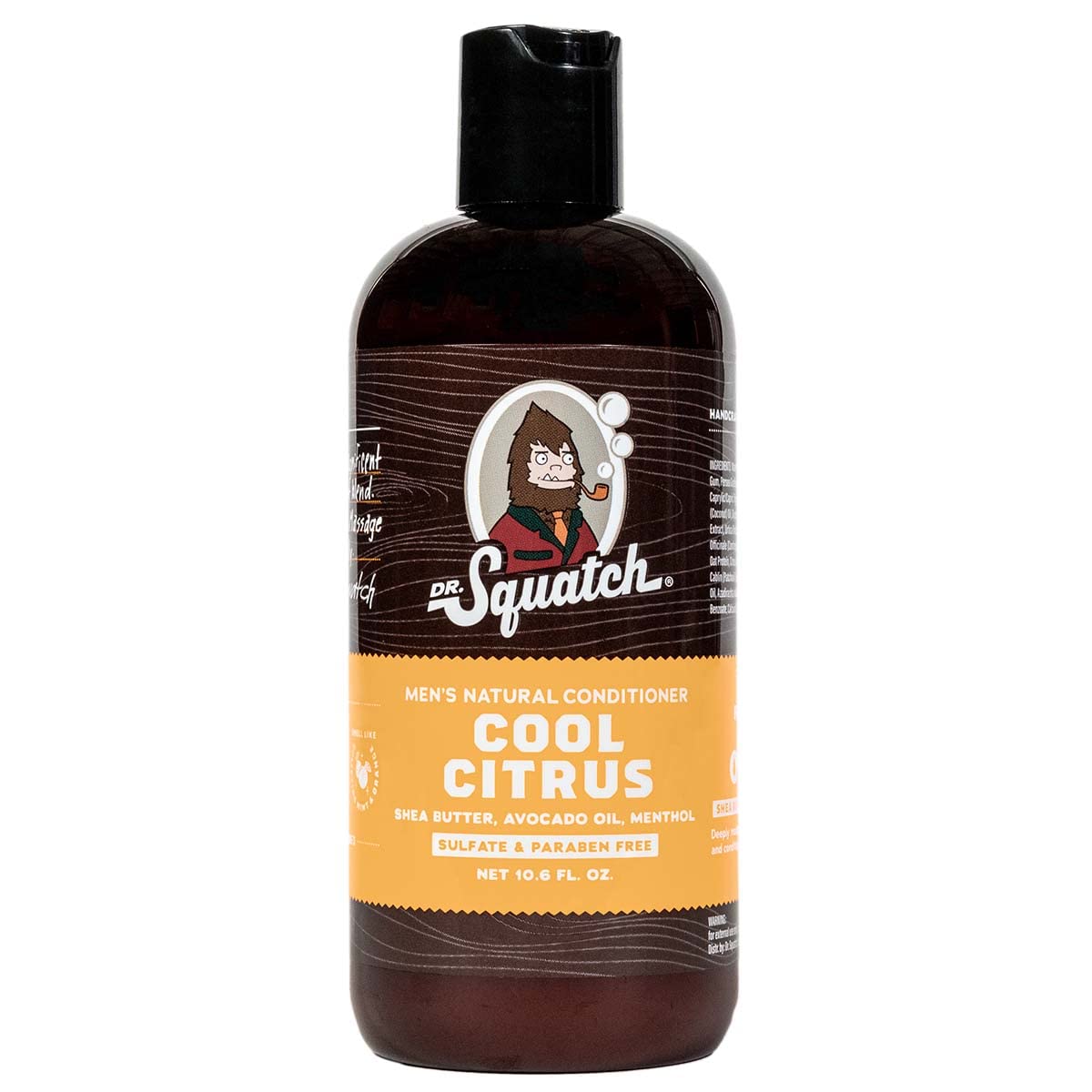 Dr. Squatch Cool Citrus Conditioner bottle shown for daily hydration and scalp refresh.