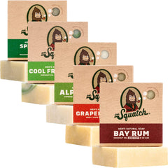 Dr. Squatch Cool Fresh Aloe bar for a refreshing morning routine.
