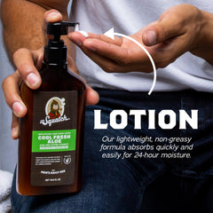 Dr. Squatch Cool Fresh Aloe bottle highlighting refreshing, long-lasting scent.