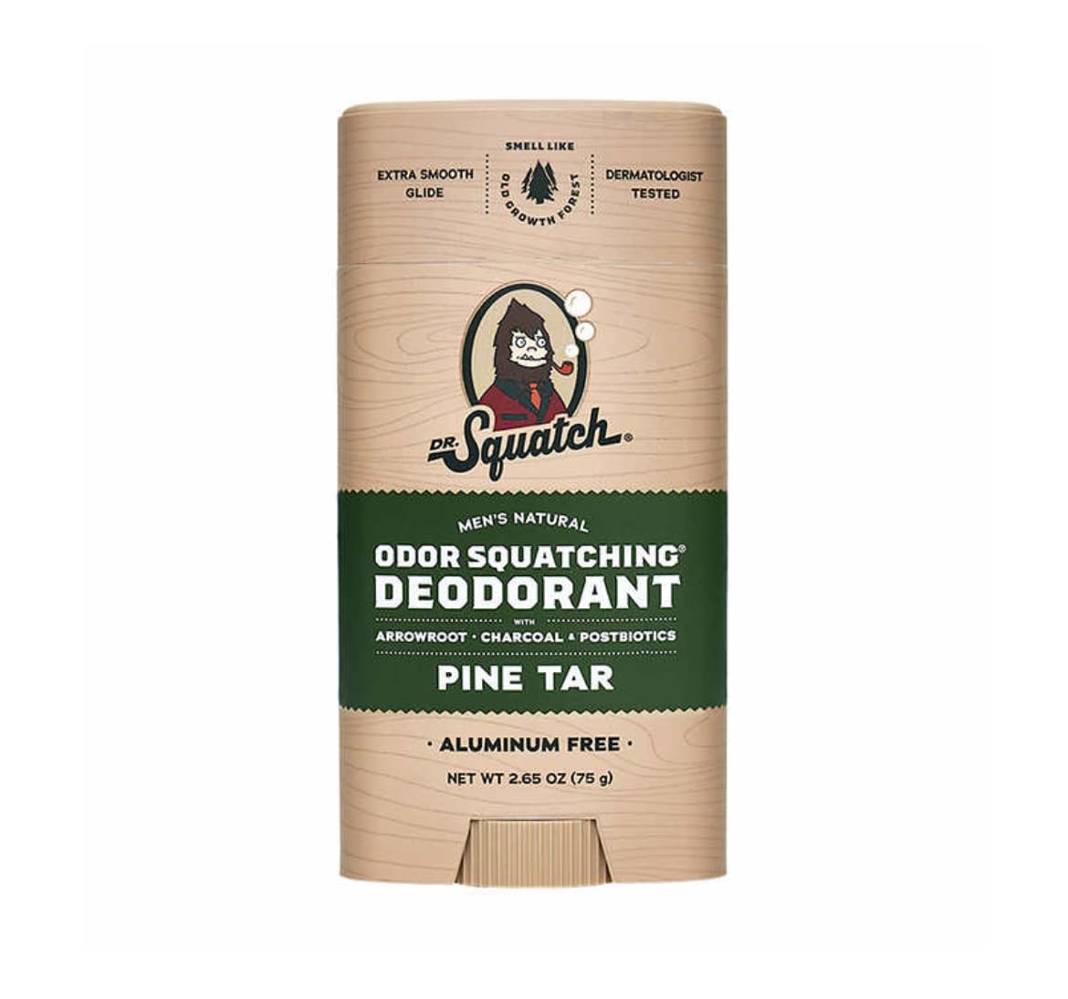 Dr. Squatch deodorant application glide captured mid swipe for smooth refresh