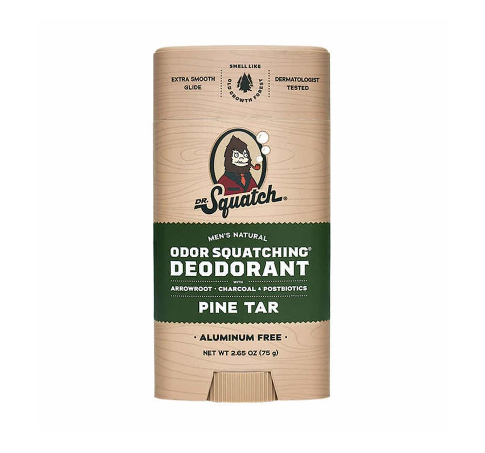 Dr. Squatch deodorant application glide captured mid swipe for smooth refresh