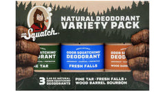 Dr. Squatch deodorant variety pack front view for daily freshness options