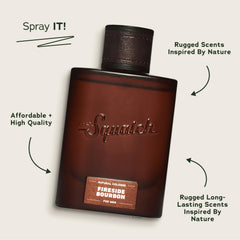 Dr. Squatch Fireside Bourbon cap closeup highlights premium fragrance details.