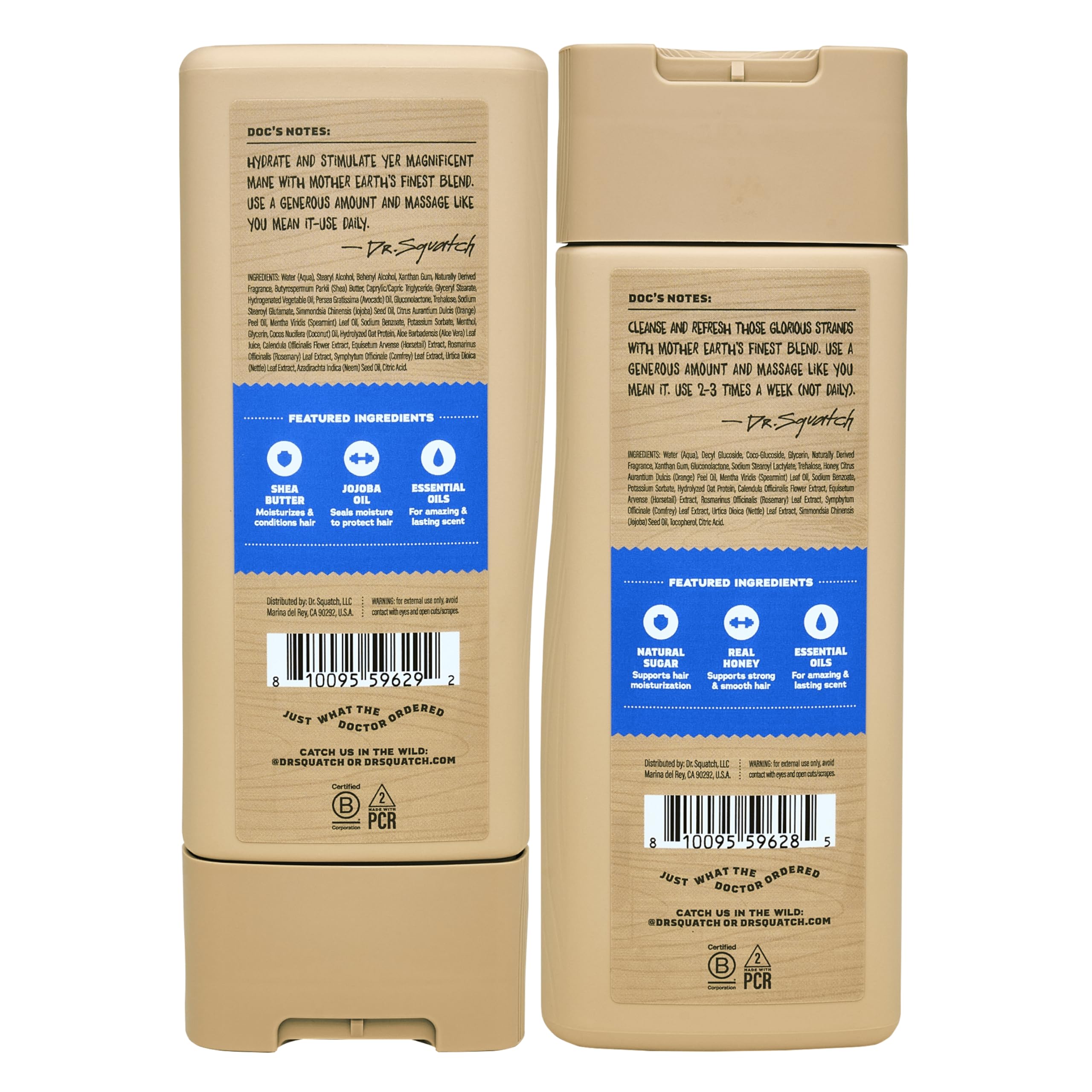 Dr. Squatch Fresh Falls packaging front emphasizing natural origin fragrance