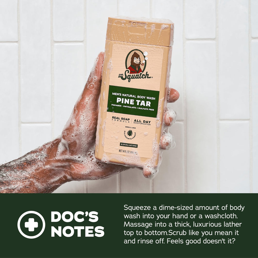 Dr Squatch new body wash and deodorant gift set box highlights premium gifting