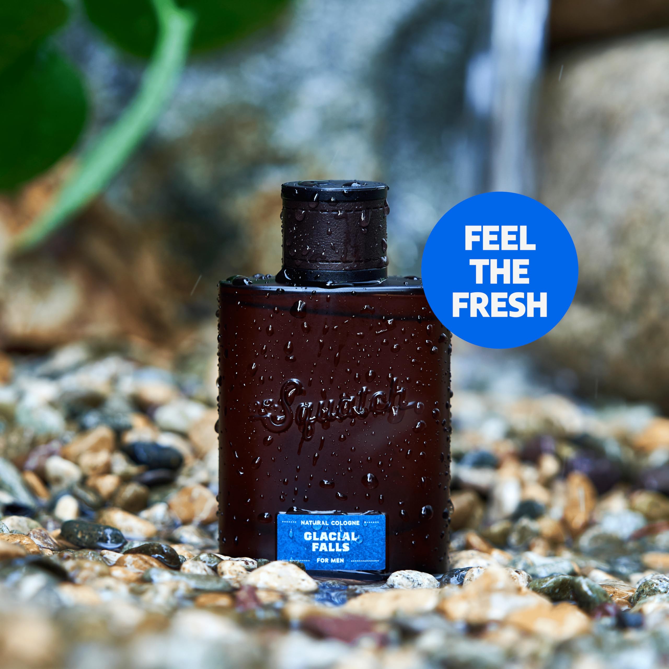 Dr. Squatch Glacial Falls ingredients panel with cedarwood virginia