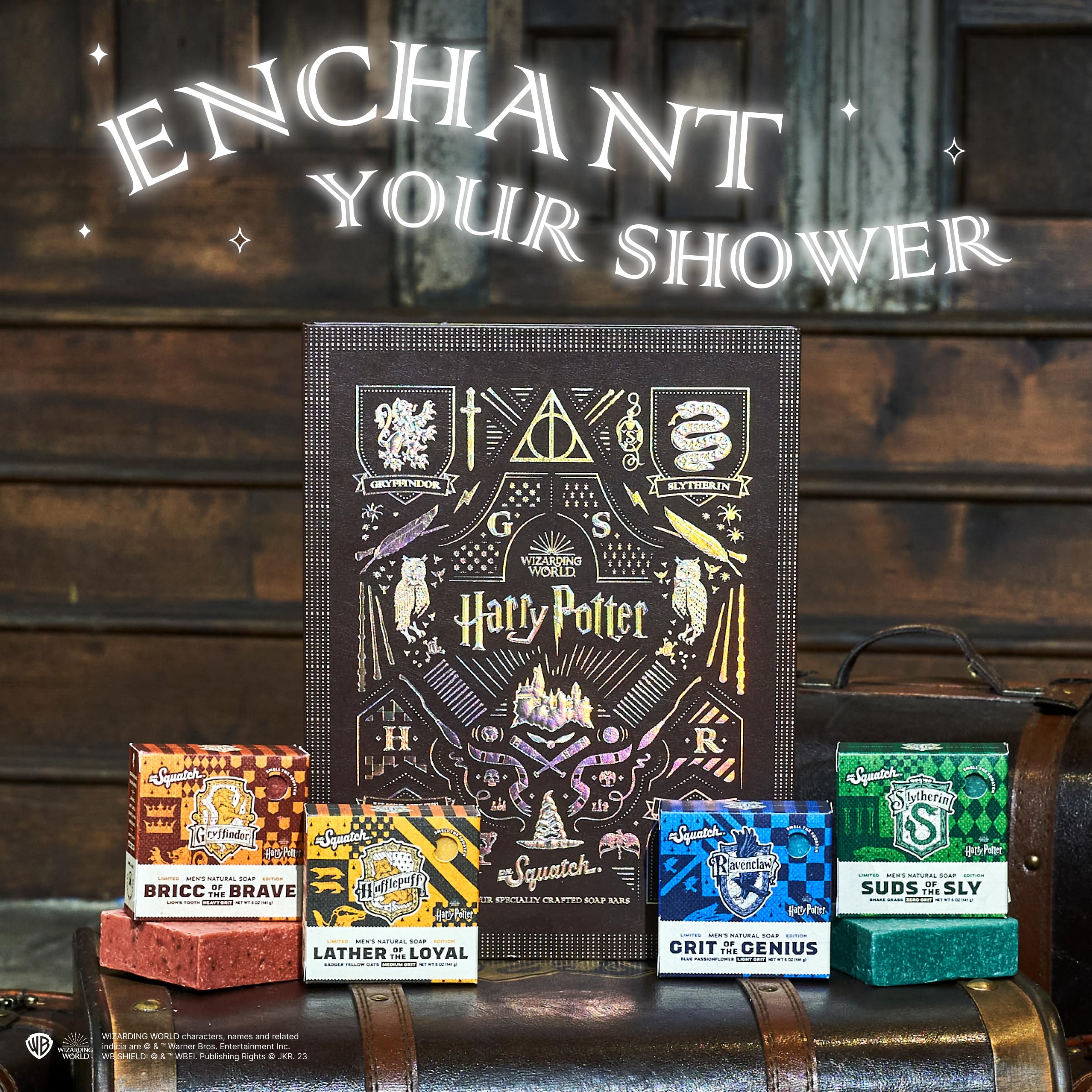 Dr. Squatch Slytherin soap bar enhancing confident, mindful mornings