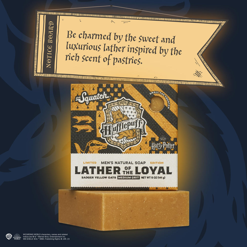 Dr. Squatch Harry Potter unboxing experience in collectible packaging