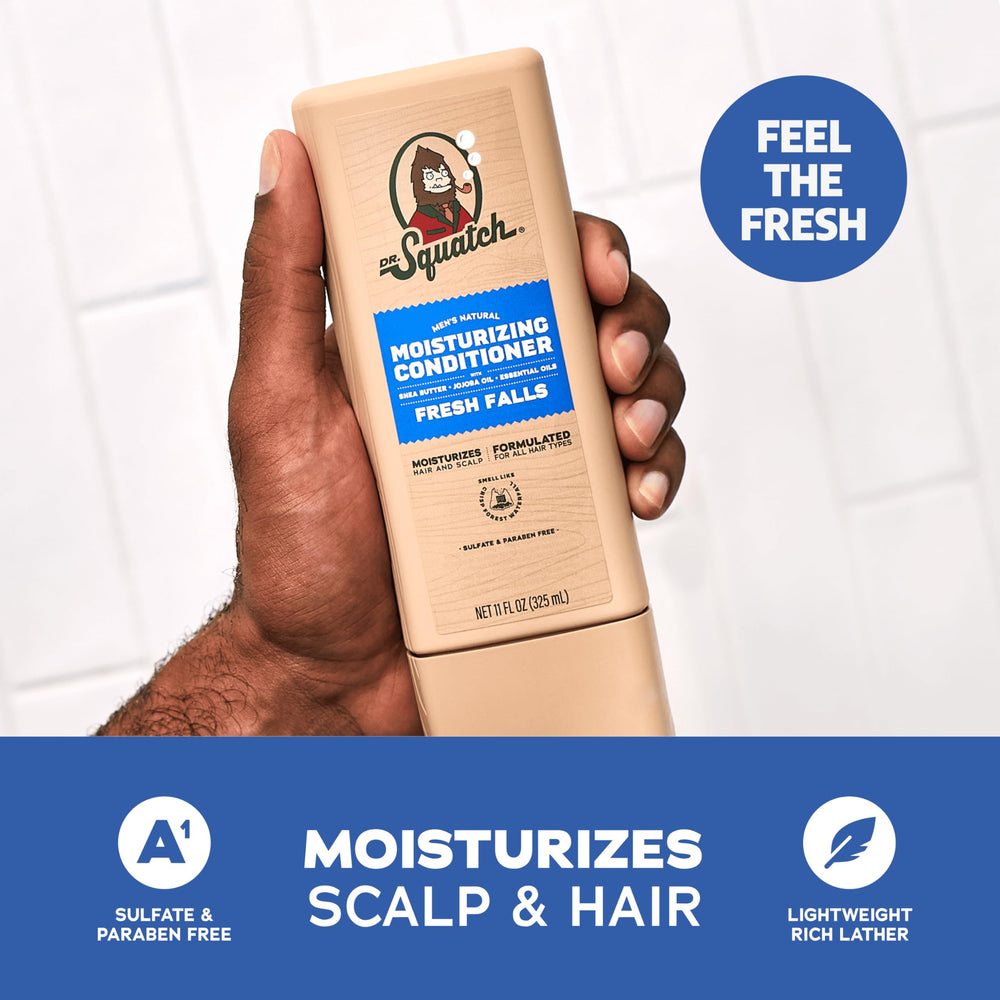 Close-up of jojoba oil ingredient label on Dr. Squatch product
