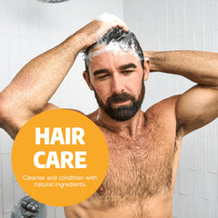 Dr. Squatch jojoba oil ingredient close-up supports moisture and scalp comfort.