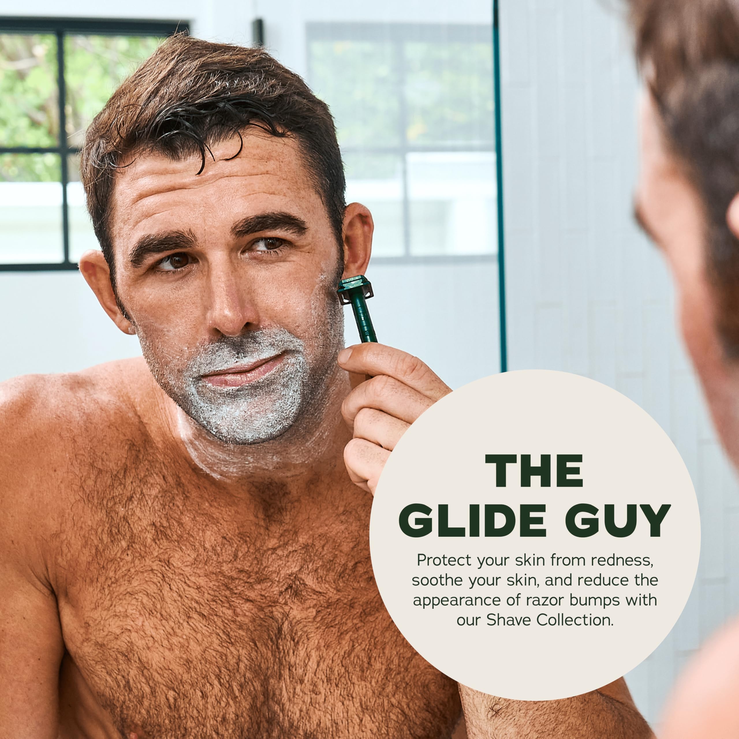 Dr. Squatch Macadamia Oil supports soft, healthy-feeling skin after shaving.