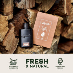 Dr. Squatch Natural Cologne with Scent-Lock technology shown on product label.