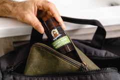 Dr. Squatch odor-squatching-deodorant-packaging shows sustainable design and Alpine Sage scent