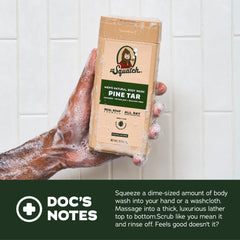 Dr. Squatch Pine Tar Coconut Castaway packshot 14oz 2-pack emphasizes value.
