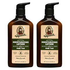 Dr. Squatch Pine Tar lotion bottle front for all-day moisture