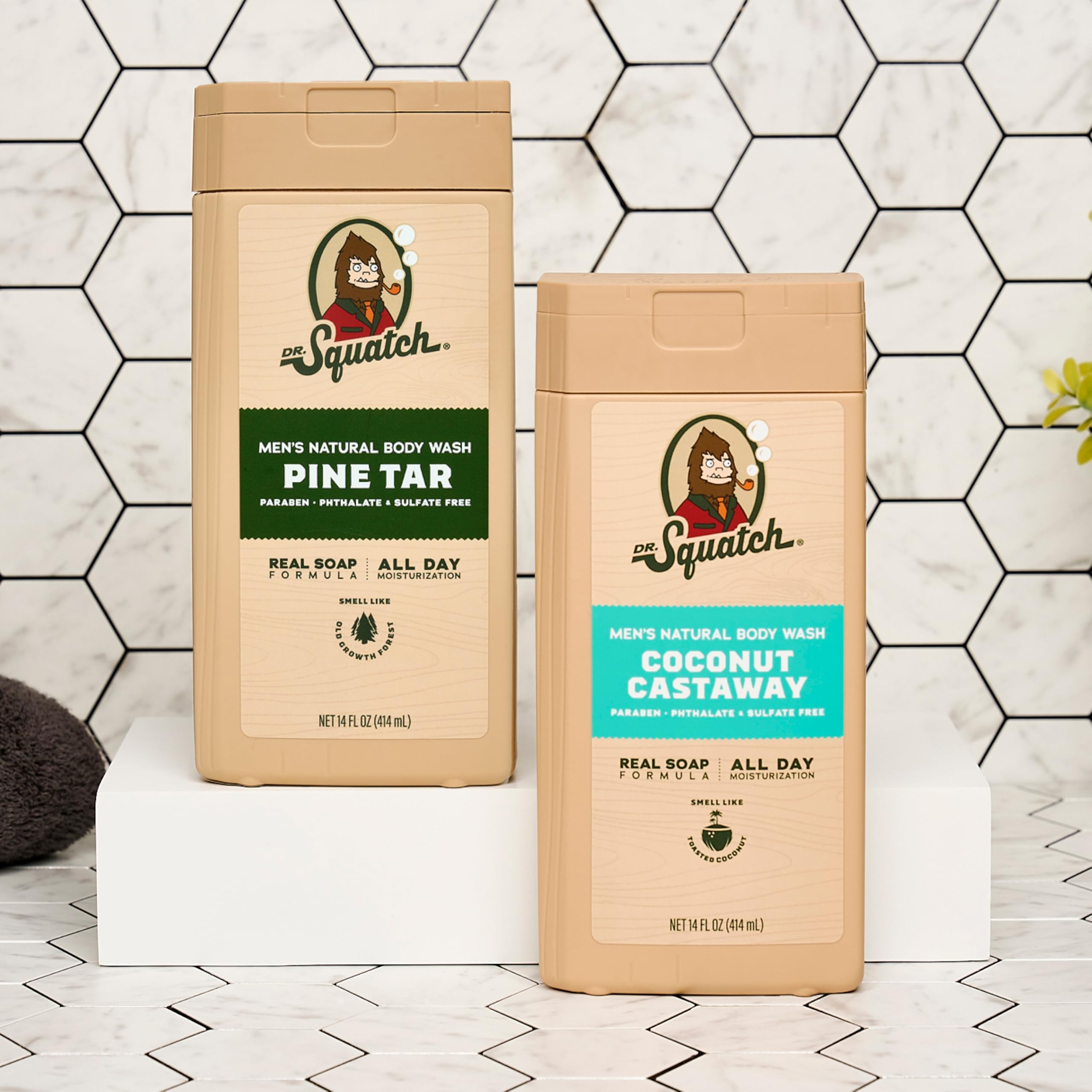 Dr. Squatch Scent-Lock technology swatch suggests longer-lasting fragrance.