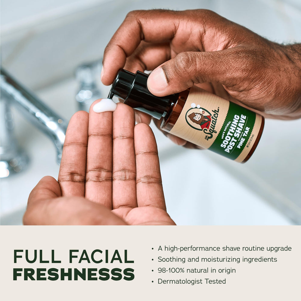 Dr. Squatch Shea Butter nourishes skin with lasting moisture.