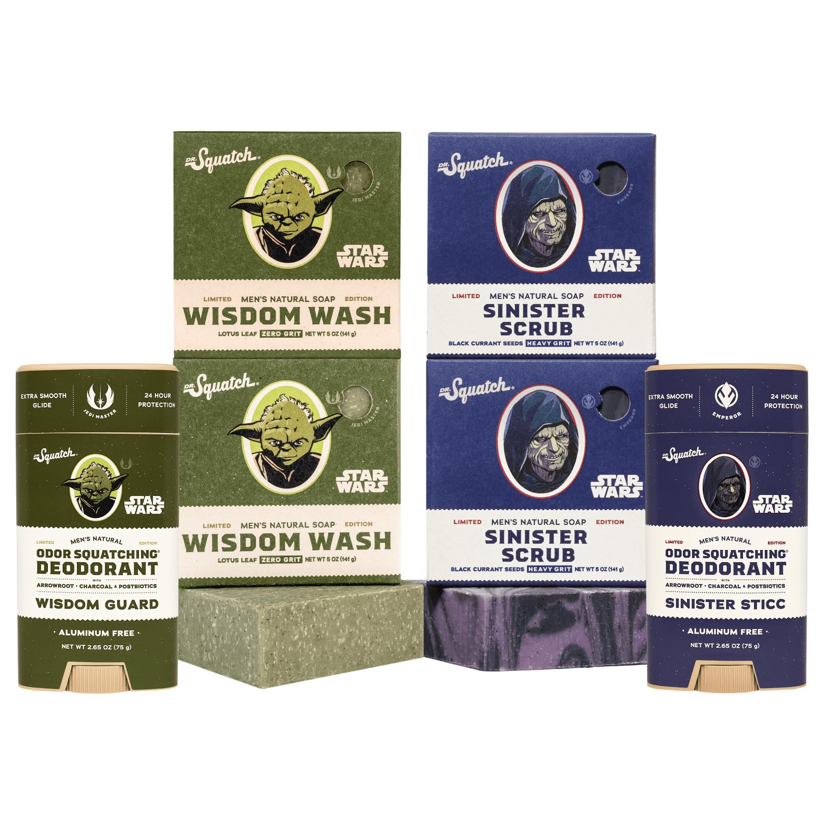 Dr. Squatch Wisdom Wash bar shown for a refreshing daily cleanse