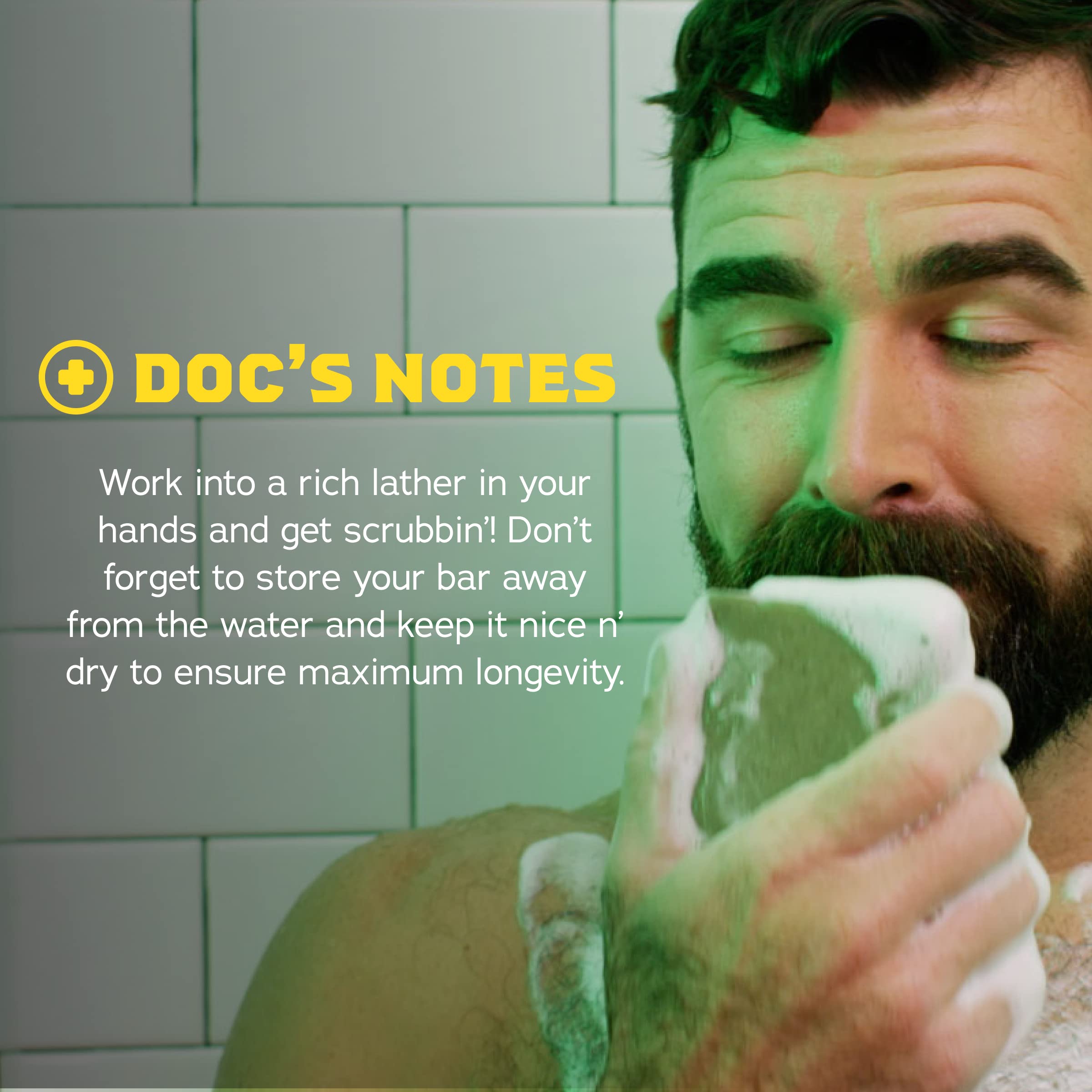 Dr. Squatch Star Wars Episode II Legendary Lather bar—lush foam for a refreshing shower.