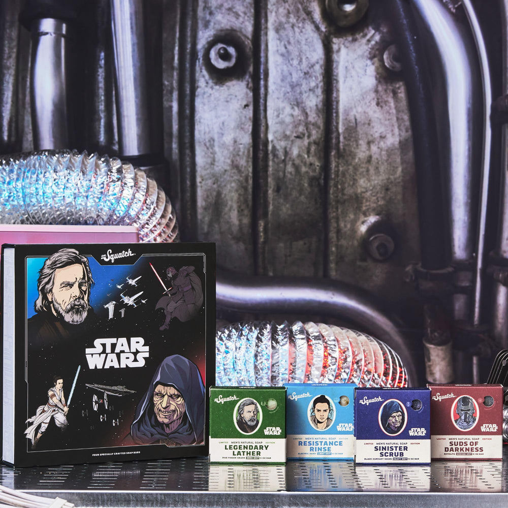 Dr. Squatch Star Wars Episode II Resistance Rinse bar—gentle cleansing for daily use.
