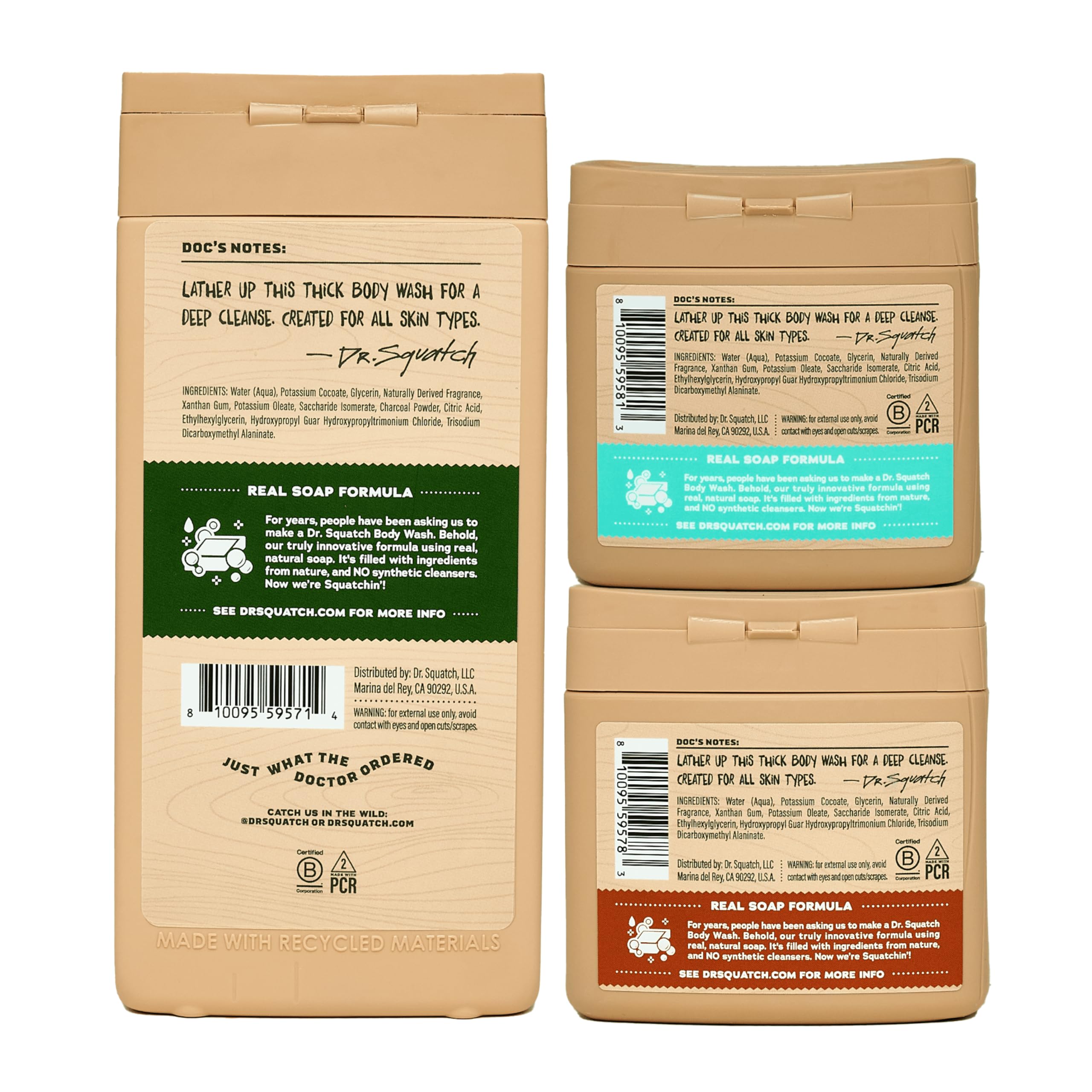Dr. Squatch 2-pack box shows value and convenient daily-use duo