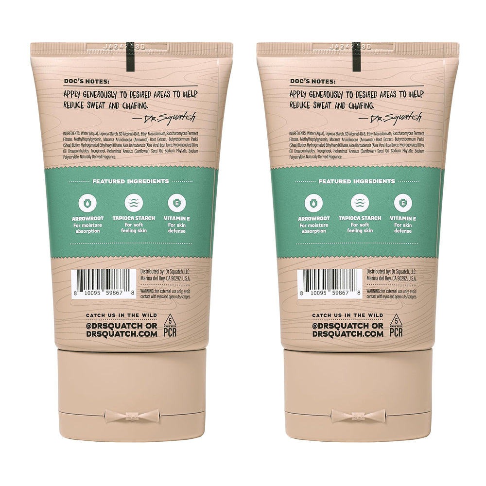 Dr. Squatch two-pack from front view emphasizing value and convenience.
