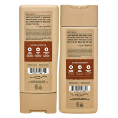 Dr. Squatch Wood Barrel Bourbon conditioner bottle highlights moisturizing care for smoother strands.