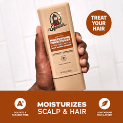 Dr. Squatch Wood Barrel Bourbon shampoo-lather image captures luxurious foam for thorough cleansing.