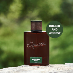 Close-up of Cedarwood Virginia ingredients in Woodland Pine cologne