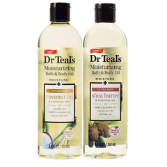 Dr Teals Bath & Body Oil Variety Gift Set outer box, ideal for spa-at-home gifting.