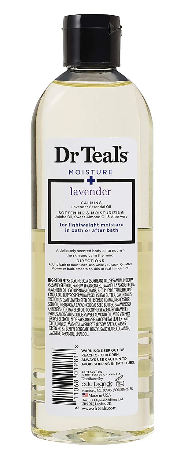 Gift set closeup showing two 8.8 oz bottles for at home spa routines.