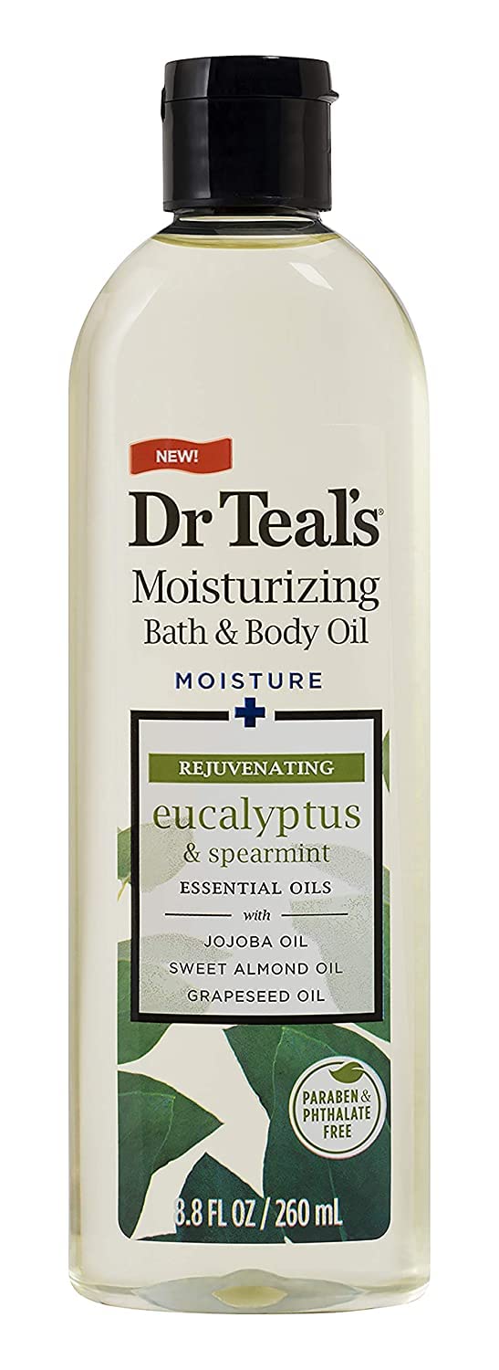 Dr Teal's Coconut oil bottle soothing, hydrating for dry skin