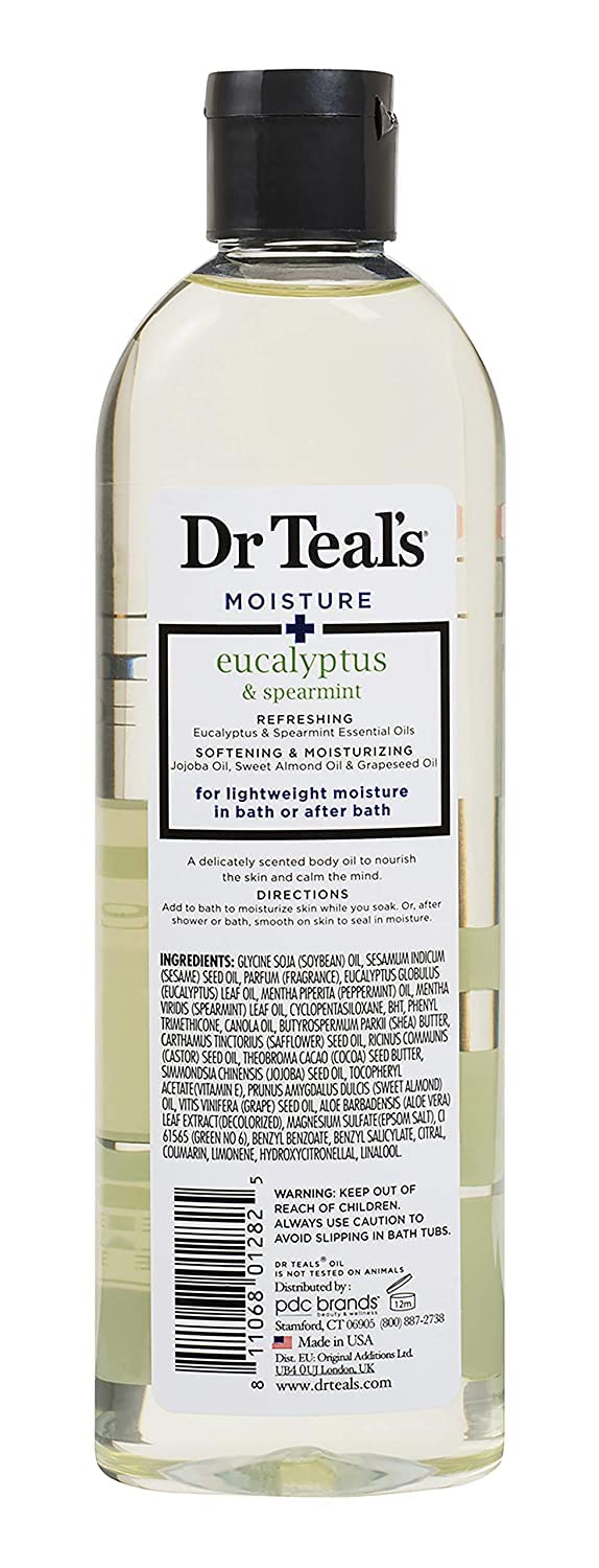 Dr Teal's Shea butter jar provides rich hydration and smooth skin